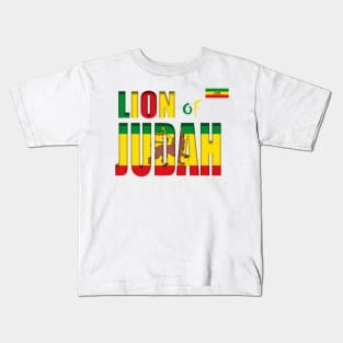 Lion of Judah, Reggae, Ethiopian, Rasta Kids T-Shirt